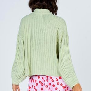 Princess Polly green sweater. New with tags! Great condition